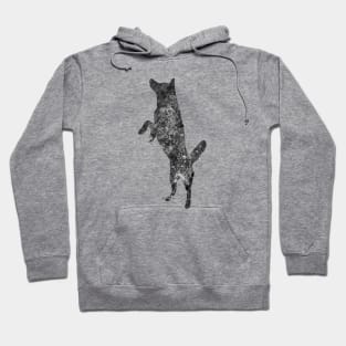 Siberian Husky black and white Hoodie